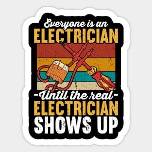 Electrician Funny Electricians Electricity Lineman Sticker